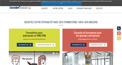 Desktop Screenshot of booster-academy.fr